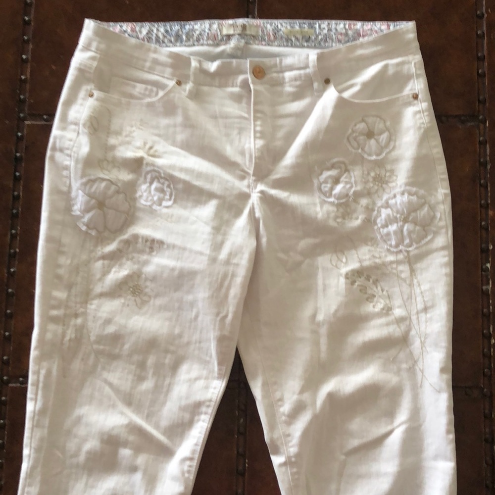 Off White Embellished pants size 16